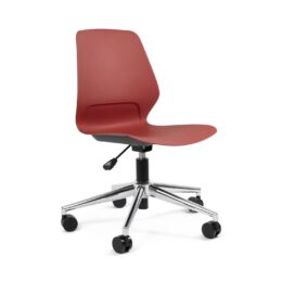 Silla Visita ELE-ELE- KOLB-VIS-CROM-ROJO