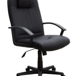 Silla Directiva ELE-PAB-PIEL-NEGRO