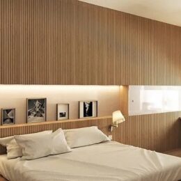 Muro Lambrin para Interior ó Exterior, Presentación por caja con 14 piezas de 0.16 x 2.90mts que cubren 6.496m2 en 24mm de espesor, color a elegir de linea, (cotizar colocación)